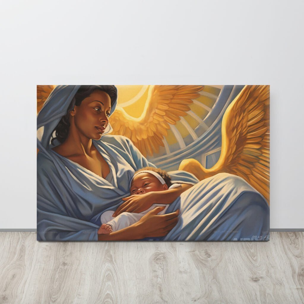 Black Butterfly: Wonderful Religious Art, Harlem Renascence. Floor mockup.