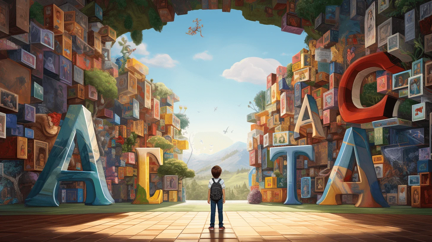 How to Demystify NFT Art: The Best Guide Now children's art gallery with large abc letters